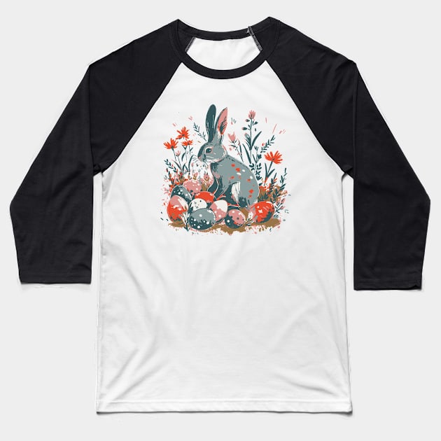 Easter bunny Baseball T-Shirt by DragonDream